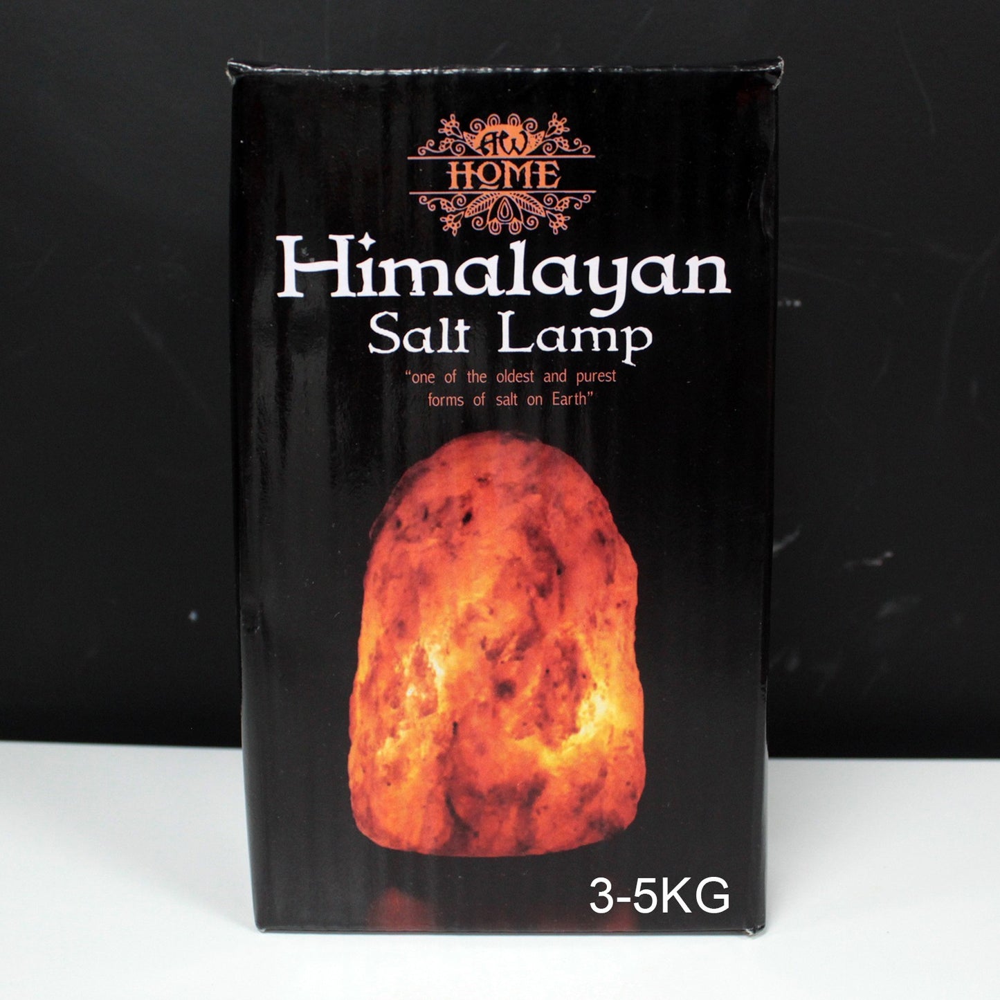 Lampe en cristal de sel de l'Himalaya 3 à 5 kg