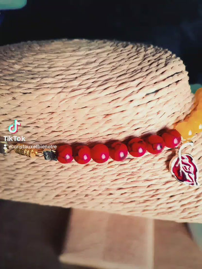 Ensemble "Quatre éléments" - Ras du cou & bracelet en pierres naturelles