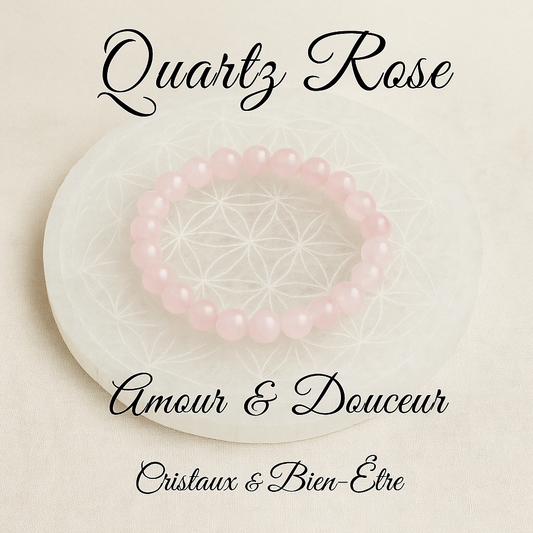 Bracelet quartz rose